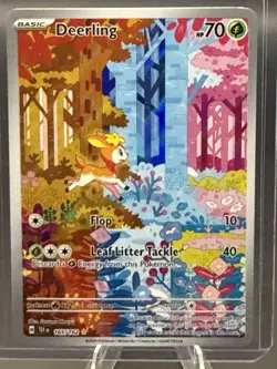 Pokemon TCG Temporal Forces Deerling/Sawsbuck Full Art Holo 2 Card Lot 165/162 - Image 3
