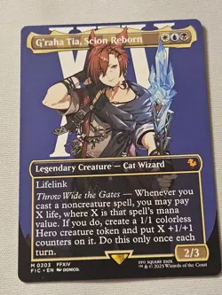 MTG Final Fantasy G'raha Tia, Scion Reborn Extended Borderless Art Nonfoil Card - Image 1