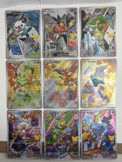 Pokemon First Partner Illustration Collection Series 2 Promo Full 9 Card set E13 - Image 1