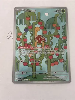 Pokemon TCG Shuckle 136/132 Me01: Mega Evolution Illustration Rare NM Card - Image 1