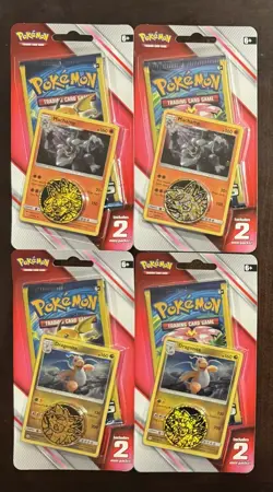 Pokemon TCG Evolutions 2x 3-card Mini Booster Packs + Bonus&Coin (Agreed deal) - Image 1
