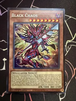 Konami Yu-Gi-Oh! TCG Black Chaos CORI-EN001 1st Ed Secret Rare Foil EN - Image 1