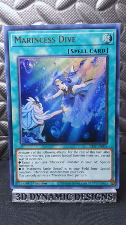 | Yugioh Marincess Dive LED9-EN035 1st Ultra Legendary Duelists Duels NM 🔥 | - Image 1