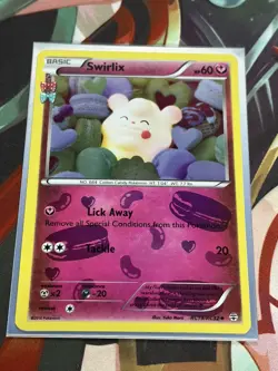 Swirlix RC19/RC32 Holo XY Generations Radiant Collection Pokemon Card 2016 NM - Image 1