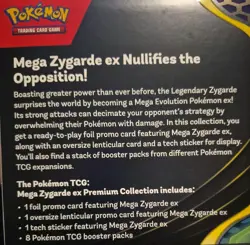 NEW! Pokemon Mega Zygarde Ex Premium Collection Factory SEALED! 8 Booster Packs - Image 2