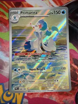 Pokemon TCG Primarina Illustration Rare IR Pitch Black 088/084 NM Mint - Image 1