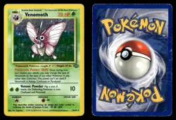 Venomoth 13/64 Holo Rare Jungle Pokemon Card - Image 1