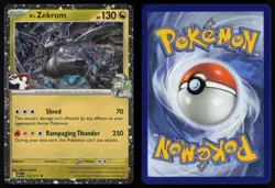 Pokemon TCG N's Zekrom 155/217 Prize Pack Series 9 Cosmo Holo Pack Fresh - NM - Image 3
