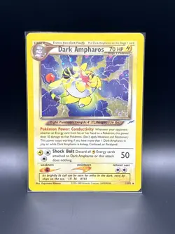 Dark Ampharos 1/105 Neo Destiny Holo LP Unlimited Pokemon - Image 1