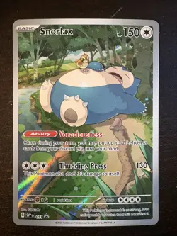 Snorlax 051 SV Promo Black Star Promo 151 ETB English Pokemon NM - Image 1