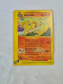 Ninetales 25/147 Rare Aquapolis Pokemon Near Mint - Image 1