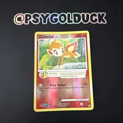 2008 Pokemon, D&P Majestic Dawn, #57/100 Chimchar Lv. 7, Reverse Holo Common A13 - Image 1