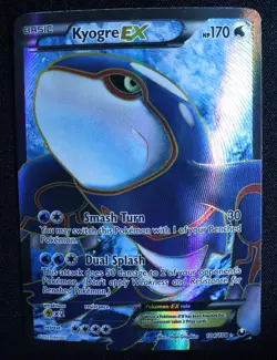 Pokemon TCG Kyogre EX (104 Full Art) 104/108 Dark Explorers Holo MP - Image 1
