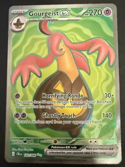 Gourgeist ex 102/086 Full Art - ME04: Chaos Rising - Pokemon TCG - NM - Image 1