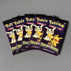 Pokemon BOOster Bundle 2023 Trick or Trade Mini Packs Lot Of 5 TCG Cards English - Image 1