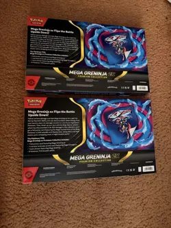 Lot of 2 Pokemon Mega Greninja ex Premium Collection Box Sealed - Box Damage - Image 4