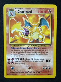 Charizard 3/110 Legendary Collection WotC Deck Exclusives Non-holo Pokemon Card - Image 1