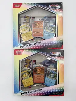 LOT OF 2 - Pokemon TCG SV8.5 Prismatic Evolutions Poster Collection Boxes Sealed - Image 1