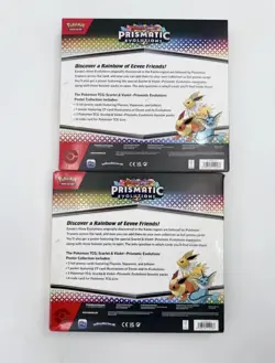 LOT OF 2 - Pokemon TCG SV8.5 Prismatic Evolutions Poster Collection Boxes Sealed - Image 2