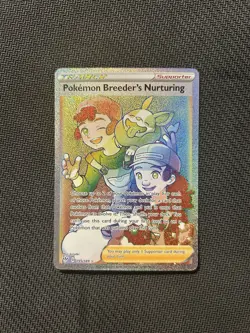 Pokemon TCG Pokemon Breeder's Nurturing 195/189! NM Condition! See Description! - Image 1
