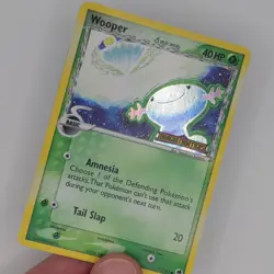 Wooper Delta Species 71/101 Dragon Frontiers Reverse Holo Stamp Pokemon (PLAYED) - Image 3