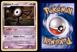 Unown [F] 56 106 UC Great Encounters Pokemon MP - Image 3