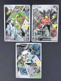 First Partner Series 2 Illustration Collection: Unova Starters Gen 5 Pokemon TCG - Image 1