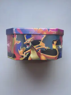 Pokemon TCG Mega Charizard X Tin New Factory Sealed 4 Booster Packs - Image 3