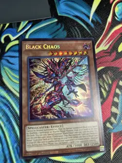 Konami Yu-Gi-Oh! TCG Black Chaos CORI-EN001 1st Ed Secret Rare Foil EN - Image 4