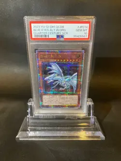 PSA 10 Blue-Eyes Alternative White Dragon YuGiOh Card - Image 1