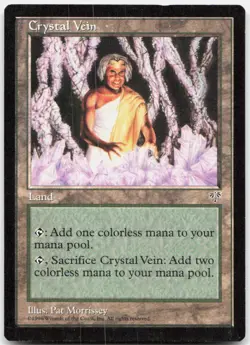 Crystal Vein Heavily Played Mirage Uncommon Magic: The Gathering - Image 1