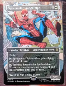 2025 MAGIC THE GATHERING MARVEL'S SPIDER-MAN #0014 SPECTACULAR SPIDER-MAN - Image 1