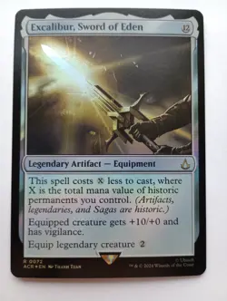 MTG - 1x Excalibur Sword of Eden - Assassin's Creed - Foil - NM - Image 1