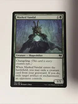 Masked Vandal Kaldheim Mtg 184/285 - Image 1