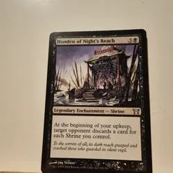 Magic the Gathering MTG Champions of Kamigawa HONDEN OF NIGHT'S REACH - Image 1