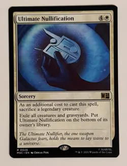x1 Ultimate Nullification R MTG Commander: Marvel Super Heroes M/NM, English - Image 1