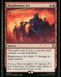 BLASPHEMOUS ACT 47 COMMANDER: TEENAGE MUTANT NINJA TURTLES MTG NM/M - Image 1