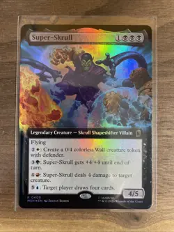 Super-Skrull (Extended Art Foil) Rare MTG Marvel Super Heroes NM IN HAND - Image 1