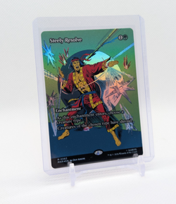 MTG - Steely Resolve - FOIL Borderless #83 - MAR NM - Image 1
