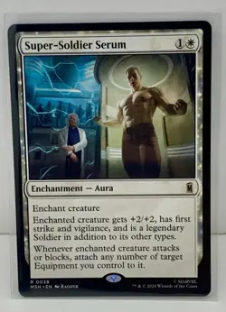 SUPER-SOLDIER SERUM Marvel Super Heroes Rare (#0038) NM MTG - Image 1