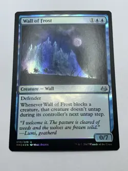 Wall of Frost - Modern Masters 2017 MM3 - MTG - UNC Foil - Magic the Gathering - Image 2