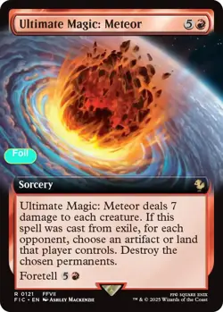 Ultimate Magic: Meteor (Extended Art) - Foil - FIC - 121 NM/LP - Image 1