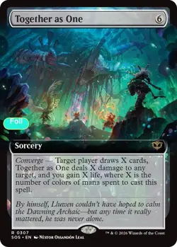 Together as One (Extended Art) - Foil - SOS - 307 NM/LP - Image 1