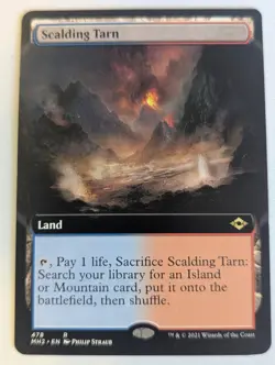 Scalding Tarn EXTENDED ART MTG Modern Horizons 2 English NM-Mint - Image 1