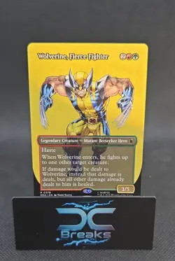 Wolverine, Fierce Fighter (Borderless) Marvel Super Heroes Regular - Image 1