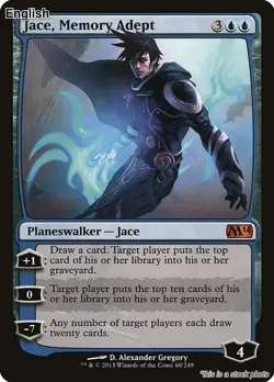 MTG Jace, Memory Adept [M14 - 60] LP - Image 1
