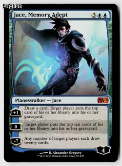 MTG Jace, Memory Adept [M14 - 60] LP - Image 2