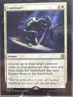 ContinueU 0007 Regular Teenage Mutant Ninja Turtles Magic The Gathering - Image 2