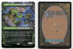 Mikey & Leo, Chaos & Order (Showcase) 0247 TMNT Foil NM/M MTG - Image 3
