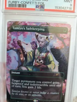 MTG Furby Confetti FOIL Tamiyo's Safekeeper PSA 9 MINT 2025 Secret Lair #2335 - Image 2
